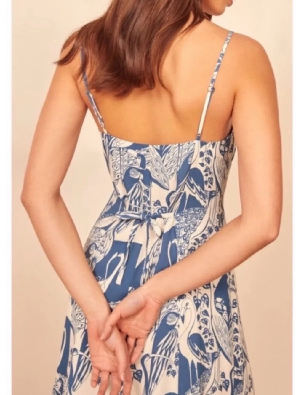 Reformation 2 Gemstone Dress in avian print- just gorgeous - Picture 4 of 10